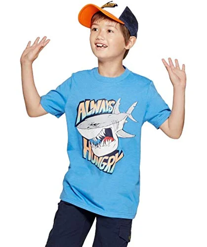 Cat & Jack Boys' Short Sleeve T-Shirt- Variety - (Always Hungry, S(6/7))