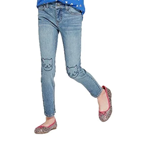 Embroidered Skinny Jeans — 14 plus)