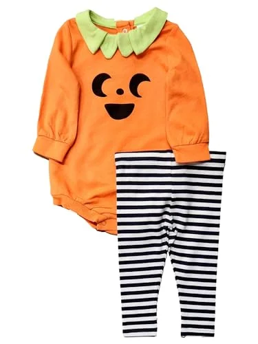 Pumpkin Bodysuit Pants Set — 6-9m