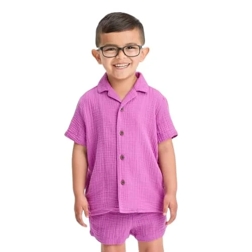 Gauze Woven Shirt — Cat & Jack Toddler Boys' Short Sleeve Ga