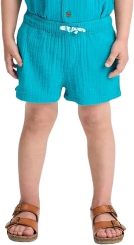 Baby Gauze Woven Shorts — turquoise)