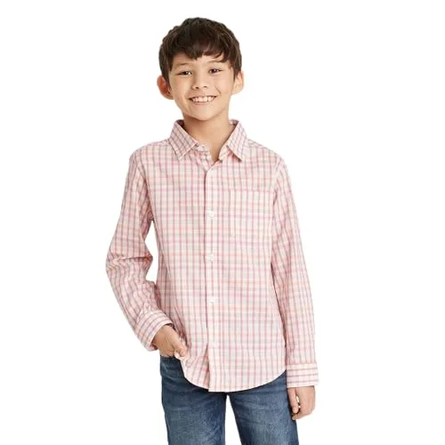 Boys Plaid Button Shirt — (us