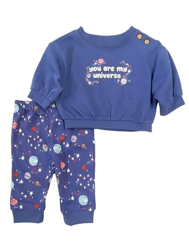 Planets Stars Outfit Set — 0-3