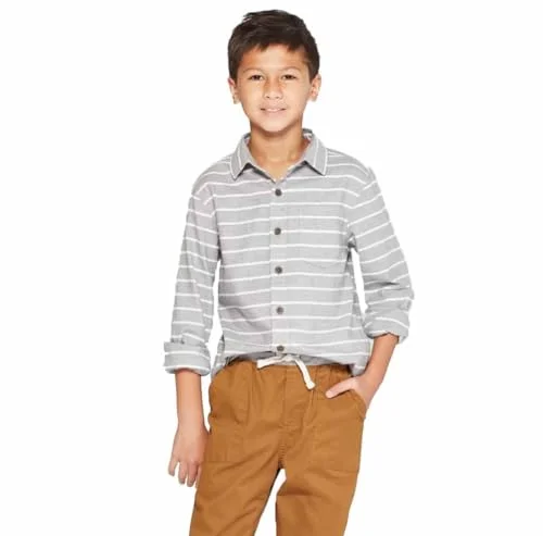 Boys Woven Button Shirt — x-small